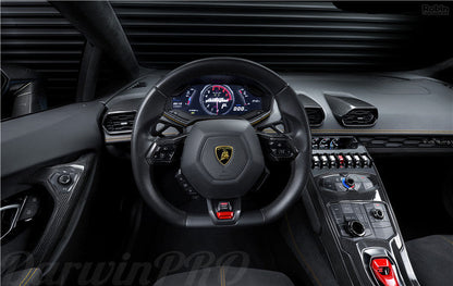 DarwinPRO 2015-2023 Lamborghini Huracan LP610 & LP580 & EVO Autoclave Carbon Fiber AC Panel Trim Replacement - DarwinPRO Aerodynamics