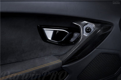 DarwinPRO 2015-2023 Lamborghini Huracan LP610 & LP580 & EVO Autoclave Carbon Fiber Door Handle - DarwinPRO Aerodynamics