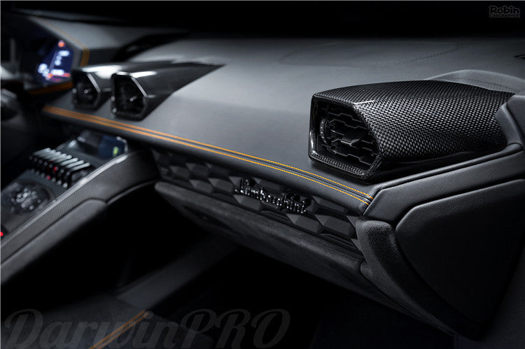DarwinPRO 2015-2023 Lamborghini Huracan LP610 & LP580 & EVO Autoclave Carbon Fiber AC Panel Trim Replacement - DarwinPRO Aerodynamics