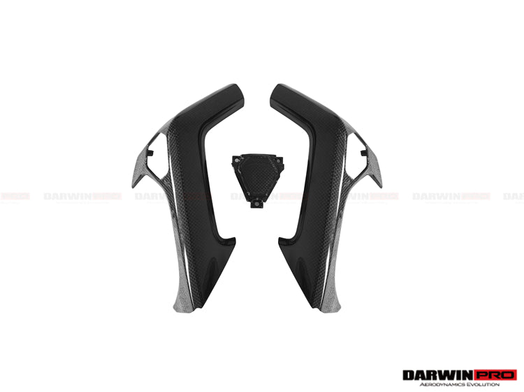DarwinPRO 2015-2023 Lamborghini Huracan LP610 & LP580 & EVO Autoclave Carbon Fiber Door Handle - DarwinPRO Aerodynamics