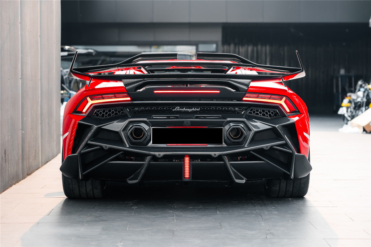 DarwinPRO 2019-2025 Lamborghini Huracan EVO & Tecnica BKSSII Style Rear Bumper