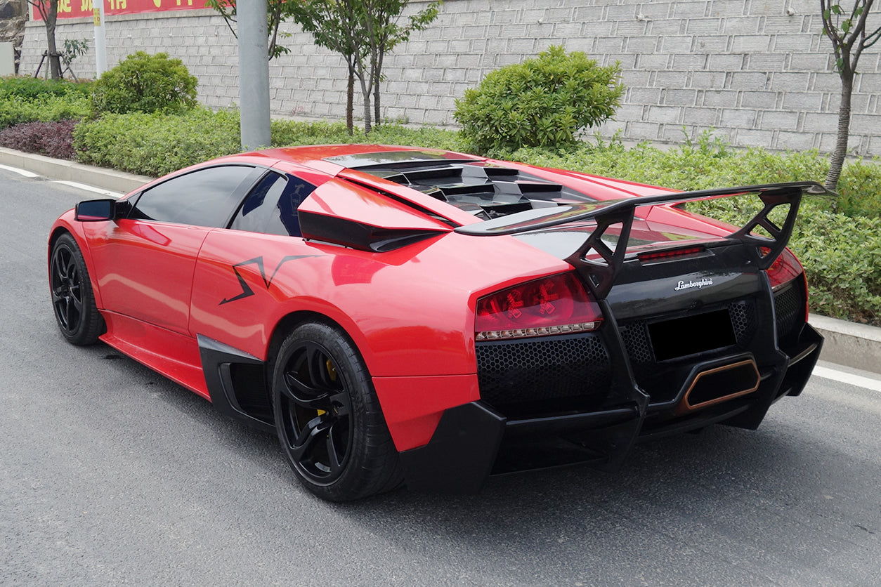 2001-2010 Lamborghini Murcielago SV Style Rear Bumper & Wing - DarwinPRO Aerodynamics