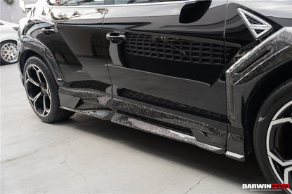 DarwinPRO 2018-2025 Lamborghini URUS BKSS Part Carbon Fiber Side Skirts | Fits URUS, S, Performante
