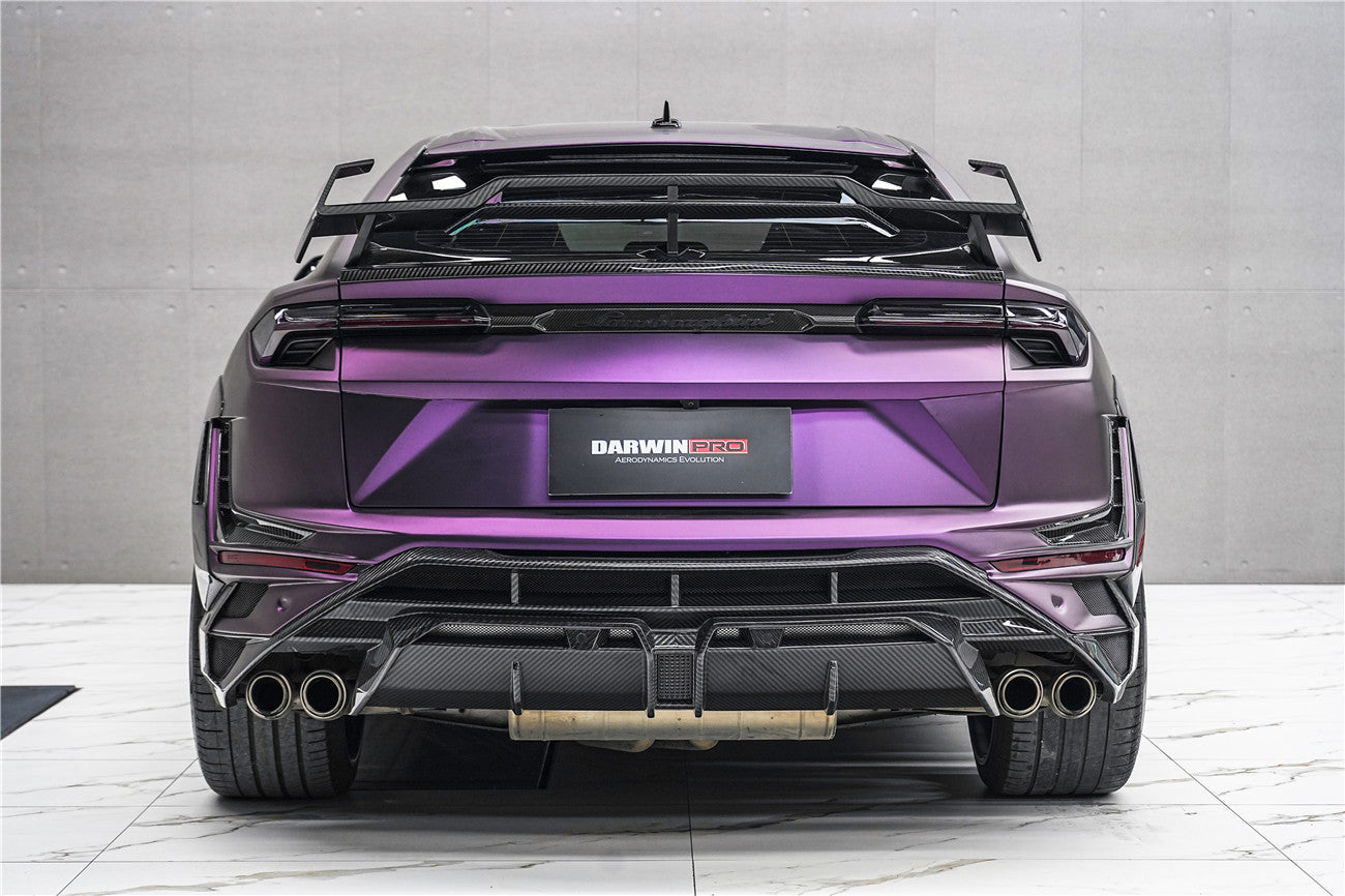 DarwinPRO 2018-2025 Lamborghini URUS BKSS Part Carbon Fiber Rear Bumper | Fits URUS, S, Performante