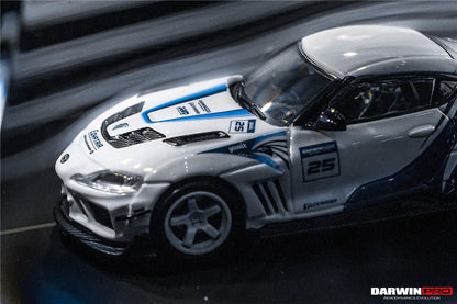Limited Edition 1:64 Scale Diecast Toyota GR Supra A90 A91 Wide Body Model | Darwinpro BKSSII Carbon Fiber Kit