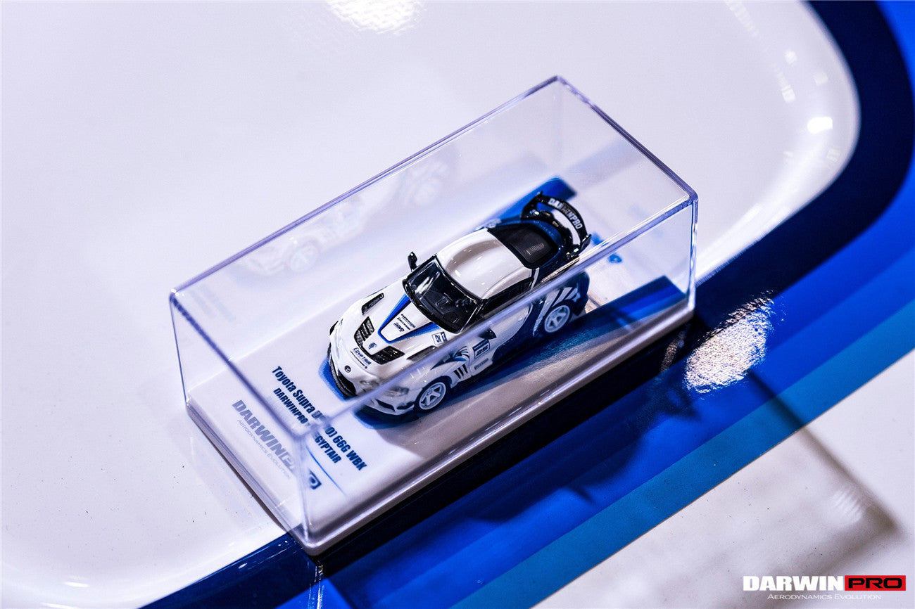 Limited Edition 1:64 Scale Diecast Toyota GR Supra A90 A91 Wide Body Model | Darwinpro BKSSII Carbon Fiber Kit