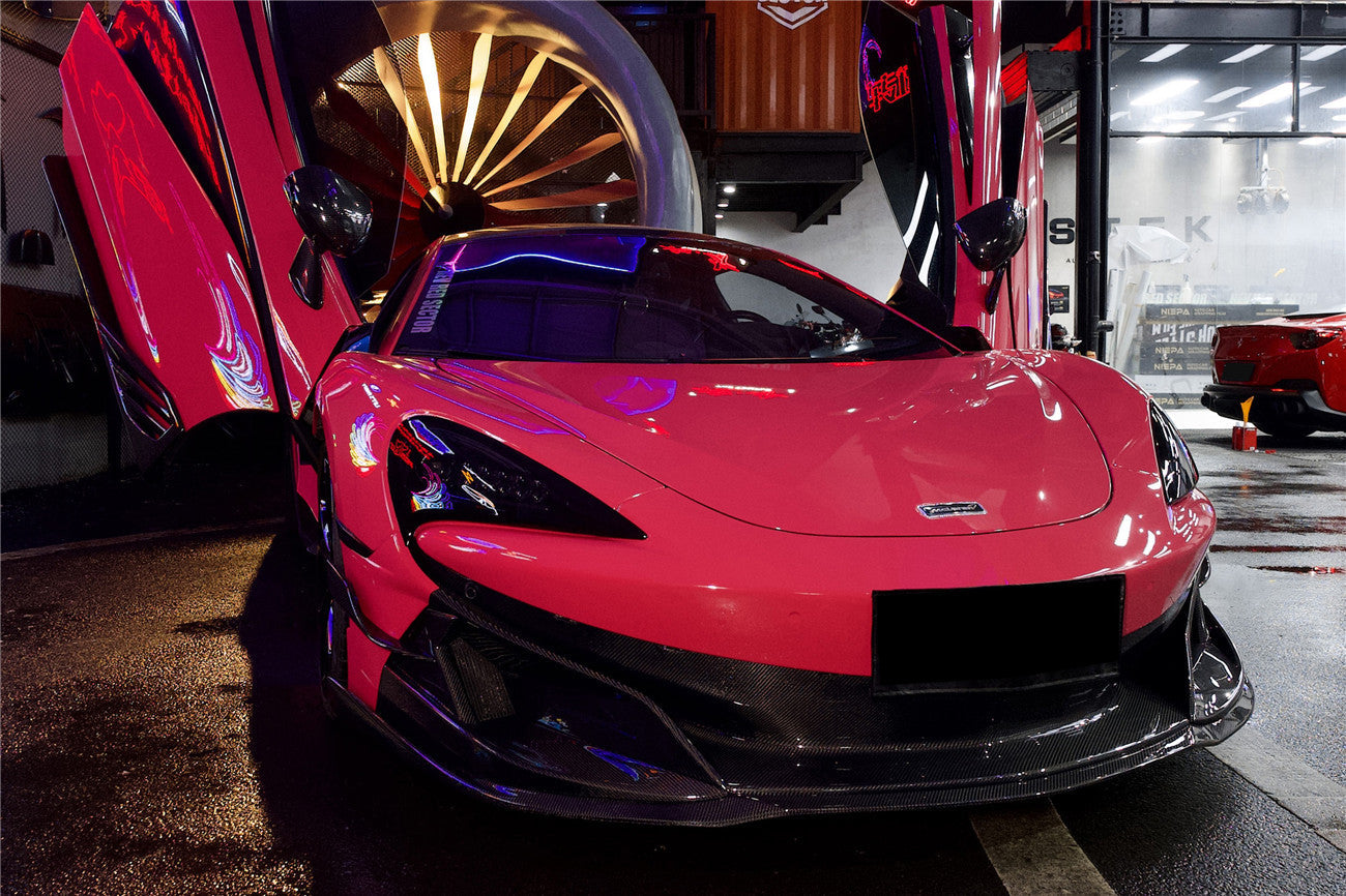 DarwinPRO 2015-2021 McLaren 540C BKSS Style Carbon Fiber Front Lip - DarwinPRO Aerodynamics