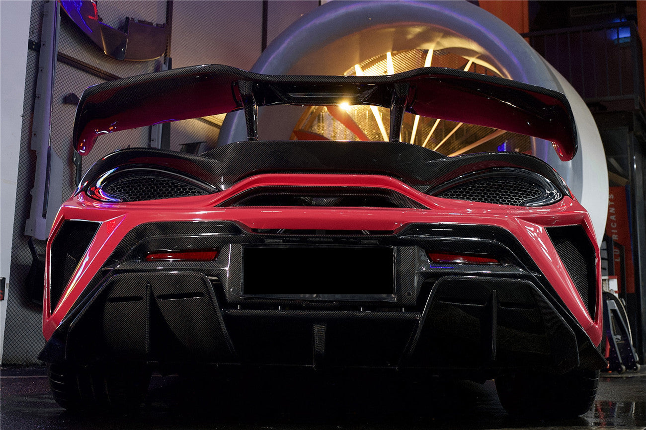 Darwinpro 2015-2021 McLaren 540c & 570s BKSS Style Rear Bumper and Wing and Engine Trunk and Exhaust