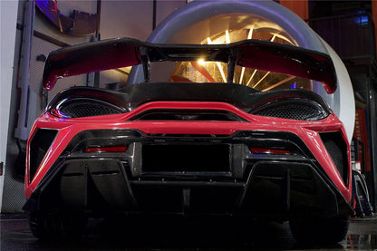 Darwinpro 2015-2021 McLaren 540c & 570s BKSS Style Rear Bumper and Wing and Engine Trunk and Exhaust