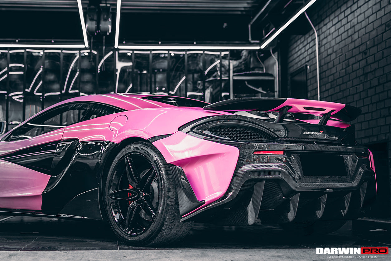 2018-2021 McLaren 600lt Carbon Fiber Rear Bumper Side Canards