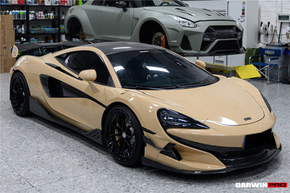 DarwinPRO 2015-2021 McLaren 540C BKSS Style Carbon Fiber Front Lip - DarwinPRO Aerodynamics