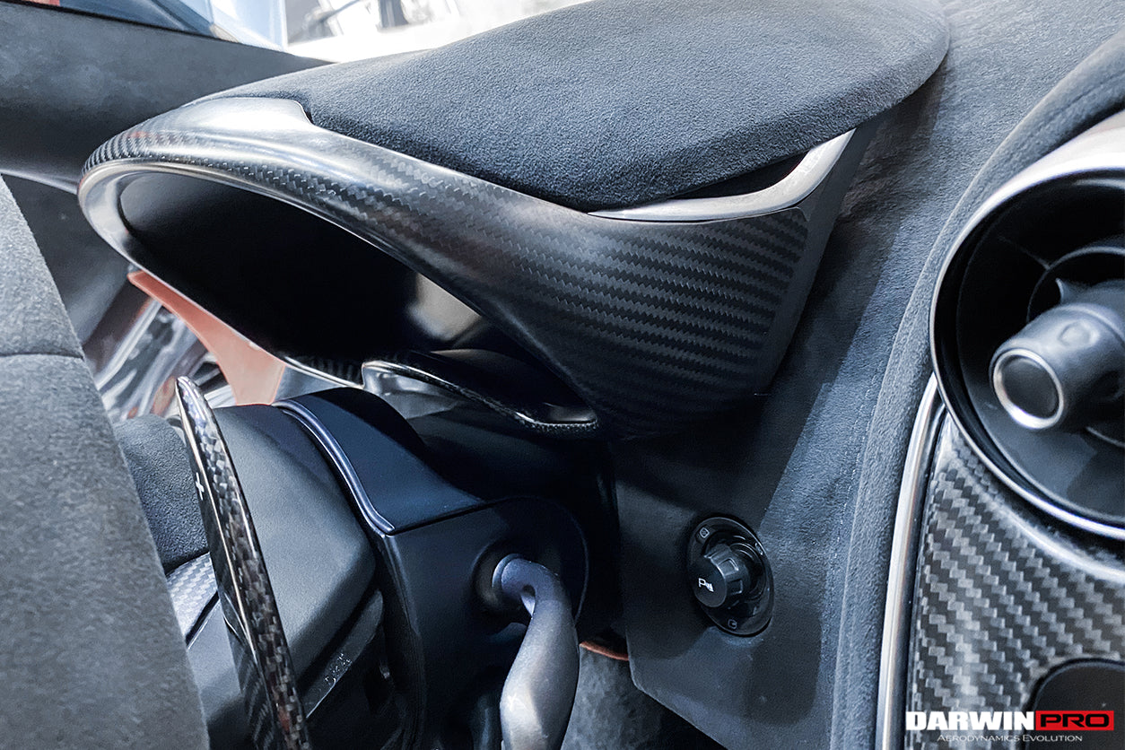 2015-2021 McLaren 540c 570s 570gt 600lt Dry Carbon Fiber Instrument Surround Panel Cover