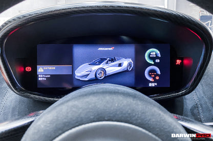 2015-2021 McLaren 540c 570s 570gt 600lt Dry Carbon Fiber Instrument Surround Panel Cover