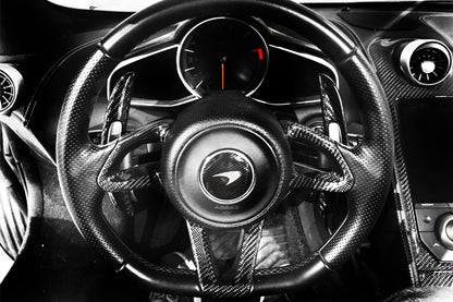 2011-2020 McLaren 540c 570s 650s 12C Autoclave Carbon Fiber Shift Paddles - DarwinPRO Aerodynamics
