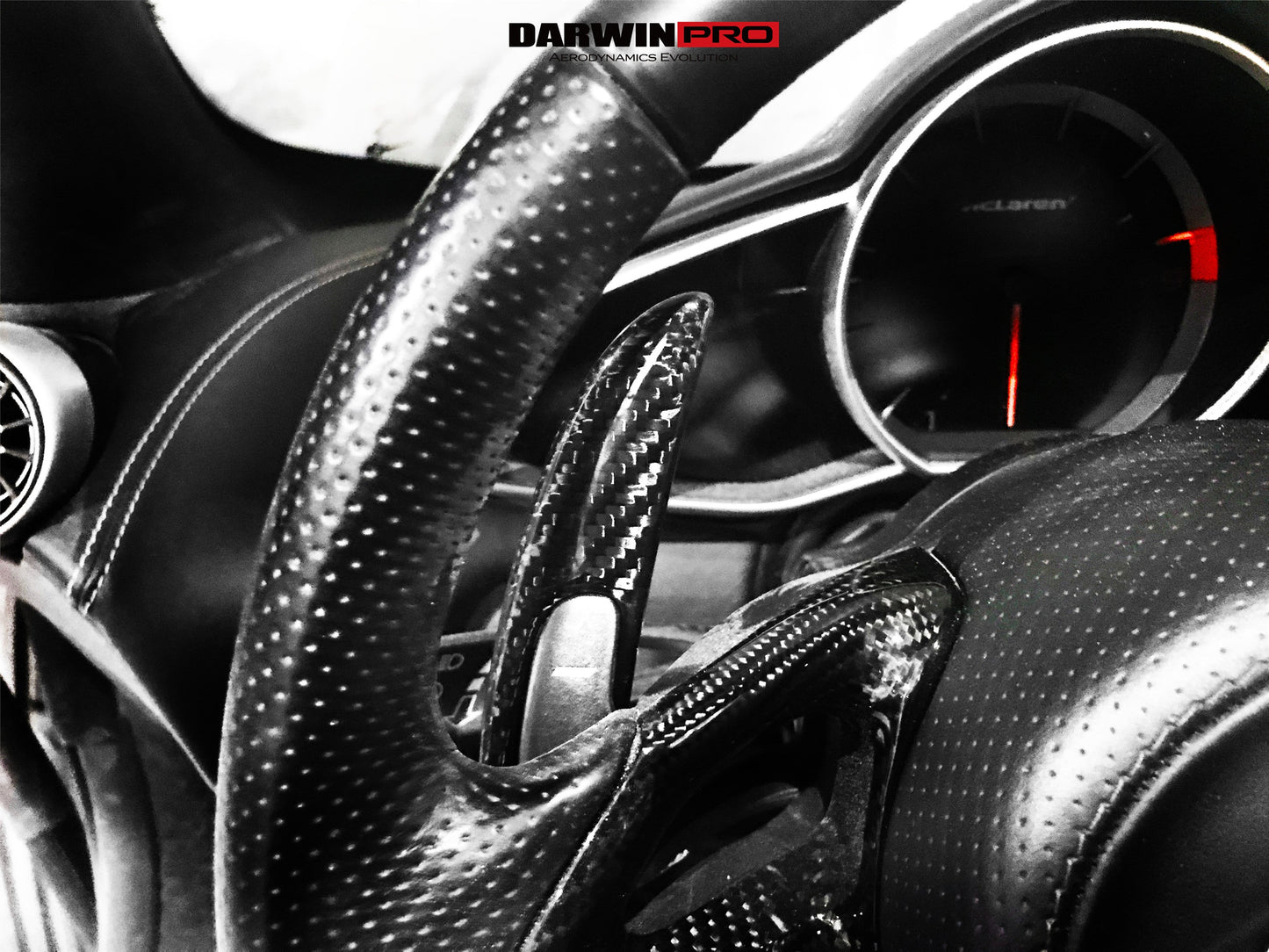 2011-2020 McLaren 540c 570s 650s 12C Autoclave Carbon Fiber Shift Paddles - DarwinPRO Aerodynamics