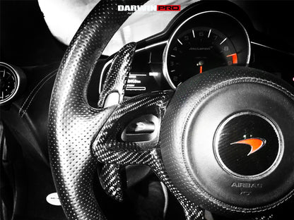 2011-2020 McLaren 540c 570s 650s 12C Autoclave Carbon Fiber Shift Paddles - DarwinPRO Aerodynamics
