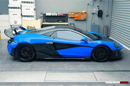 2018-2021 McLaren 600lt Carbon Fiber Rear Bumper Side Canards
