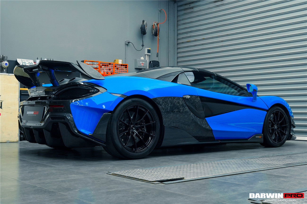 2018-2021 McLaren 600lt Carbon Fiber Rear Bumper Side Canards