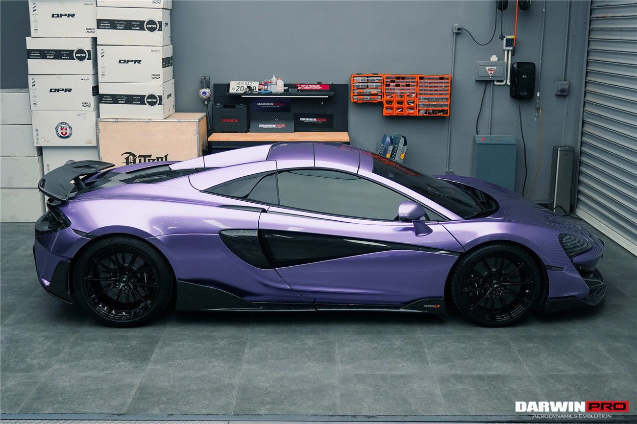 2018-2021 McLaren 600lt Carbon Fiber Quarter Panel Side Scoops - DarwinPRO Aerodynamics
