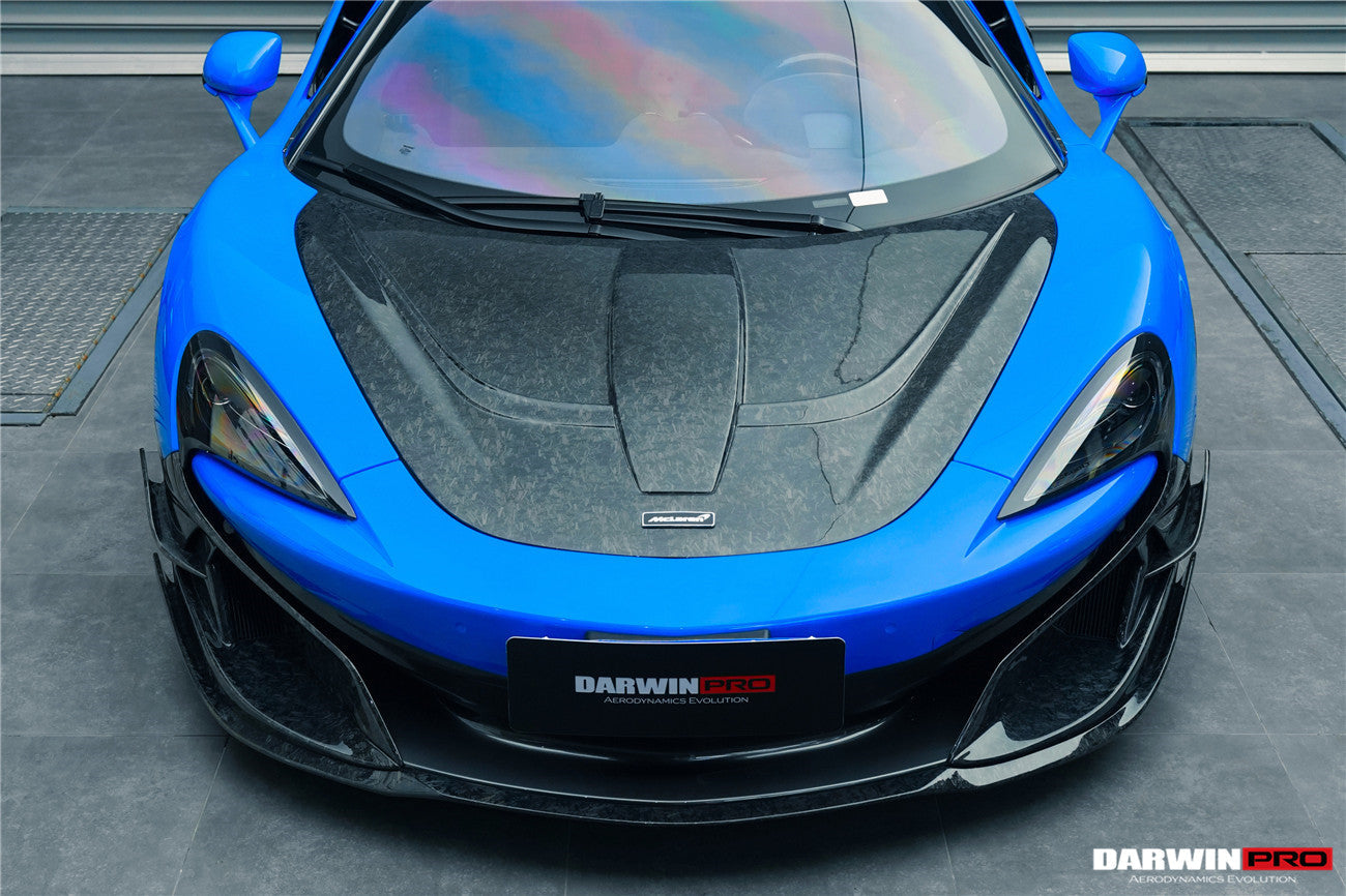 2015–2021 McLaren 540C / 570S / 570GT / 600LT BKSSII Style Carbon Fiber Hood - DarwinPRO Aerodynamics