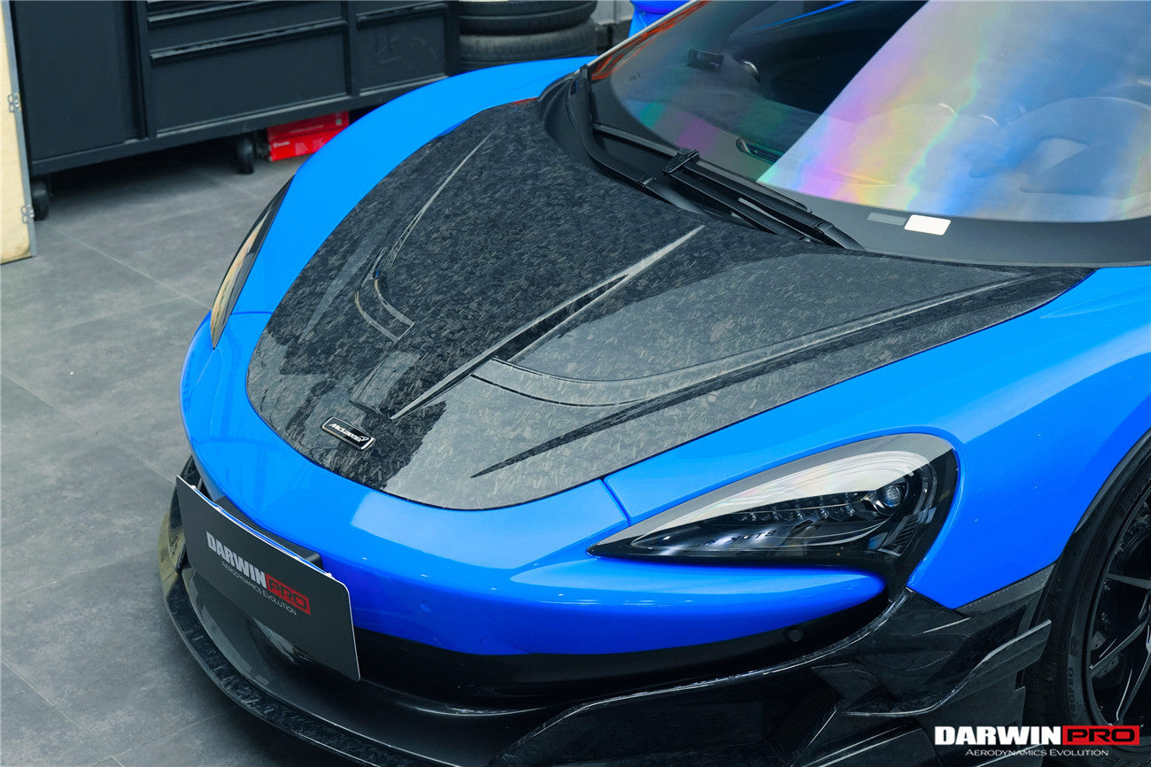 2015–2021 McLaren 540C / 570S / 570GT / 600LT BKSSII Style Carbon Fiber Hood - DarwinPRO Aerodynamics