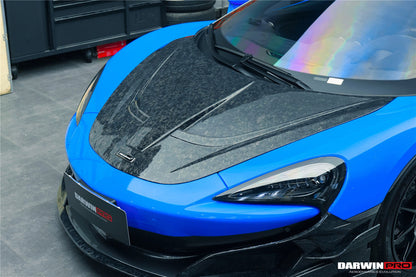 2015–2021 McLaren 540C / 570S / 570GT / 600LT BKSSII Style Carbon Fiber Hood - DarwinPRO Aerodynamics
