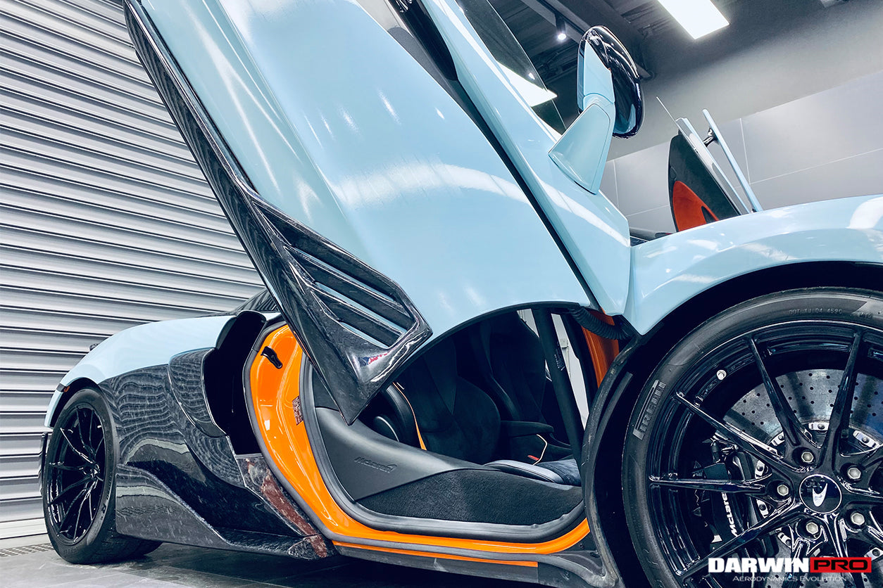 2015-2021 McLaren 600lt 540C 570S BKSS Style Cabon Fiber Side Skirts Under Board