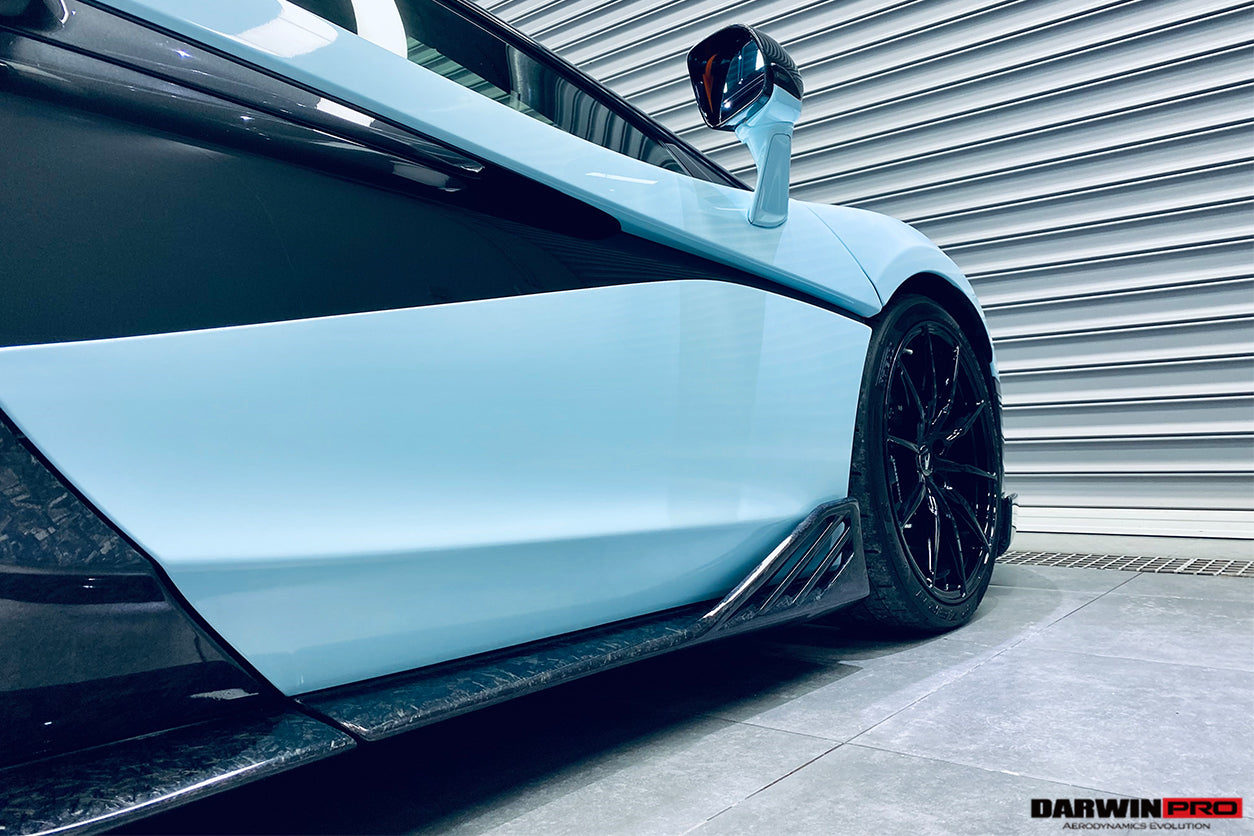 2015-2021 McLaren 600lt 540C 570S BKSS Style Cabon Fiber Side Skirts Under Board