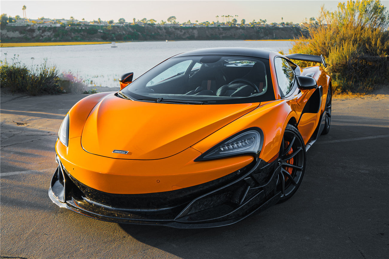 DarwinPRO 2015-2021 McLaren 600lt & 570S BKSS Style Carbon Fiber Front Lip - DarwinPRO Aerodynamics