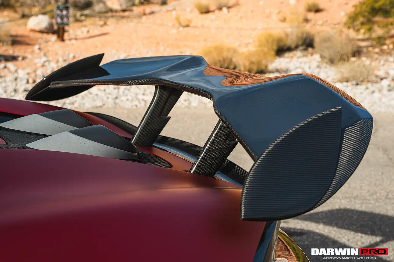 DarwinPRO 2018-2021 McLaren 600lt BKSS Style Dry Carbon Fiber Trunk Spoiler Wing - DarwinPRO Aerodynamics