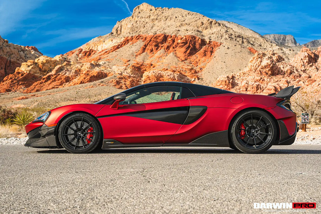 2018-2021 McLaren 600lt Carbon Fiber Rear Bumper Side Canards