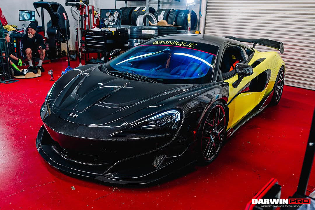 2015–2021 McLaren 540C / 570S / 570GT / 600LT BKSSII Style Carbon Fiber Hood - DarwinPRO Aerodynamics