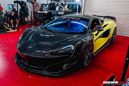 2015–2021 McLaren 540C / 570S / 570GT / 600LT BKSSII Style Carbon Fiber Hood - DarwinPRO Aerodynamics