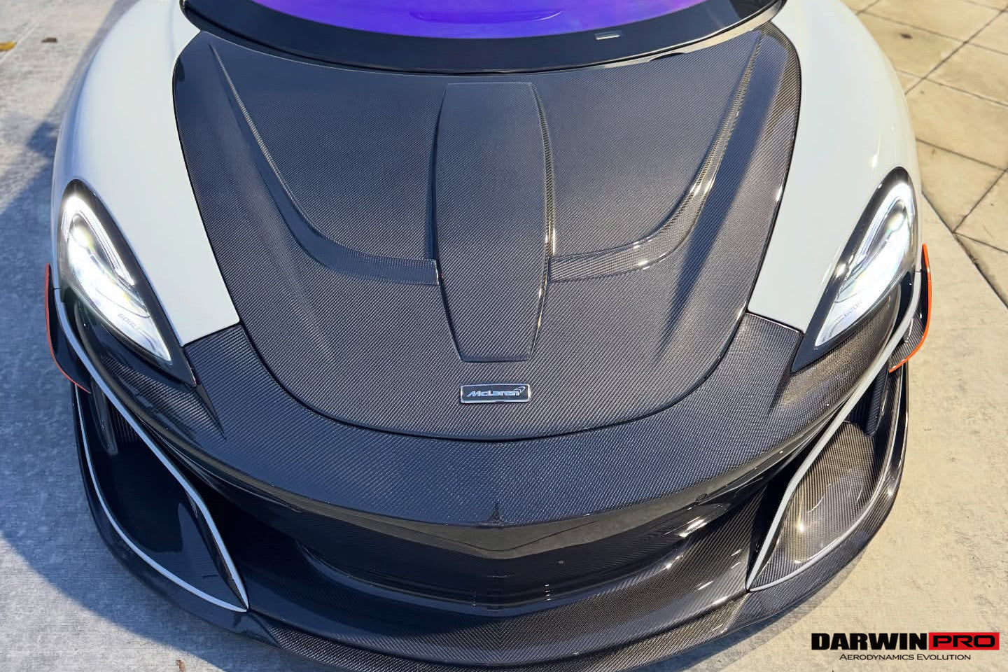 2015-2020 McLaren 600LT 540c 570s 570gt Front Bumper Top Cover Replcement - DarwinPRO Aerodynamics