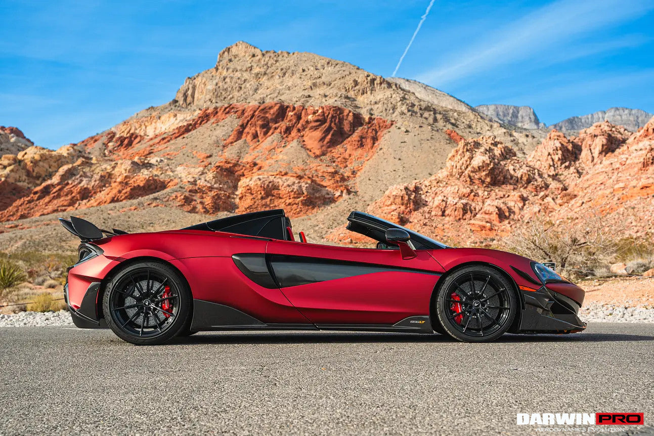 2018-2021 McLaren 600lt Carbon Fiber Rear Bumper Side Canards