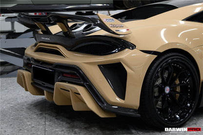 DarwinPRO 2018-2021 McLaren 600lt BKSS Style Dry Carbon Fiber Trunk Spoiler Wing - DarwinPRO Aerodynamics