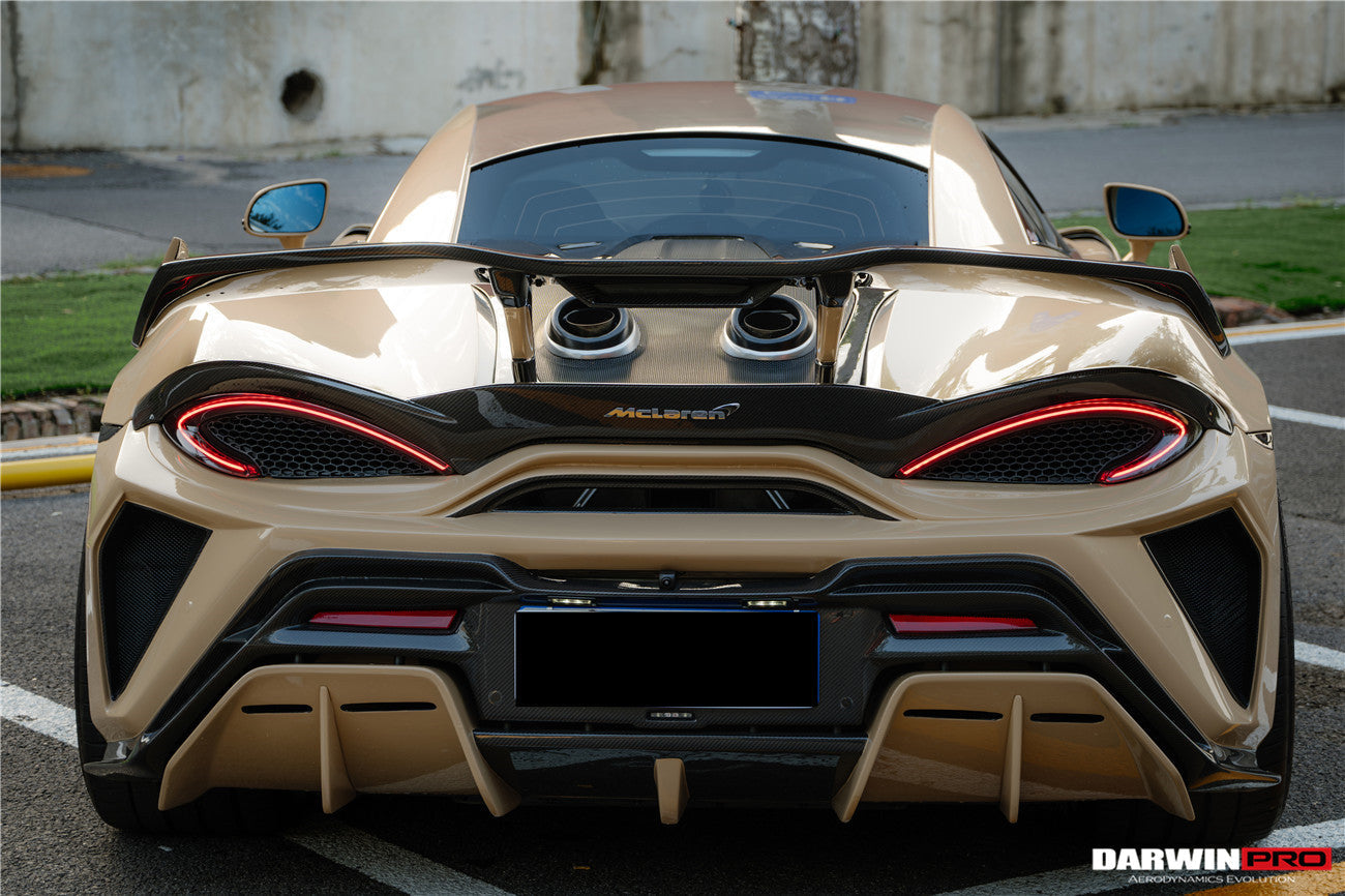 DarwinPRO 2018-2021 McLaren 600lt BKSS Style Dry Carbon Fiber Trunk Spoiler Wing - DarwinPRO Aerodynamics