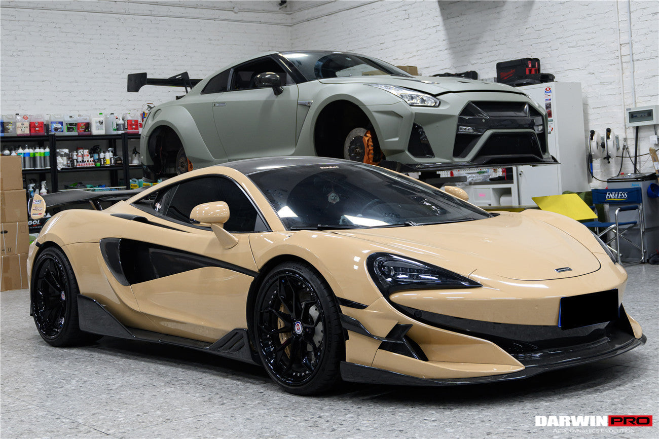 DarwinPRO 2015-2021 McLaren 600lt & 570S BKSS Style Carbon Fiber Front Lip - DarwinPRO Aerodynamics