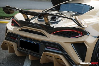 DarwinPRO 2018-2021 McLaren 600lt BKSS Style Dry Carbon Fiber Trunk Spoiler Wing - DarwinPRO Aerodynamics