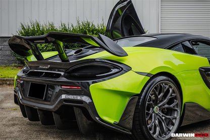 2018-2021 McLaren 600lt Carbon Fiber Rear Bumper Side Canards