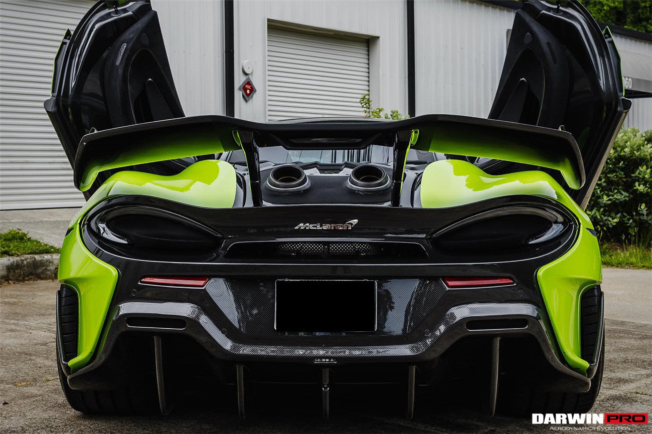 2018-2021 McLaren 600lt Carbon Fiber Rear Bumper Side Canards