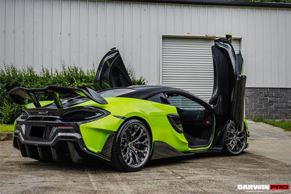 2018-2021 McLaren 600lt Carbon Fiber Rear Bumper Side Canards