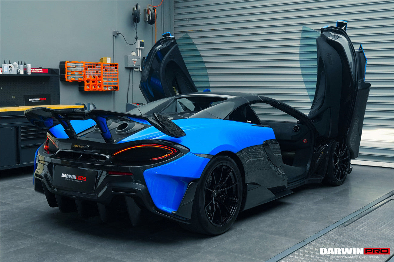 2018-2021 McLaren 600lt Carbon Fiber Rear Bumper Side Canards
