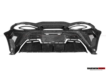 DarwinPRO 2018-2021 McLaren 600lt BKSS Style Partial Carbon Fiber Rear Bumper