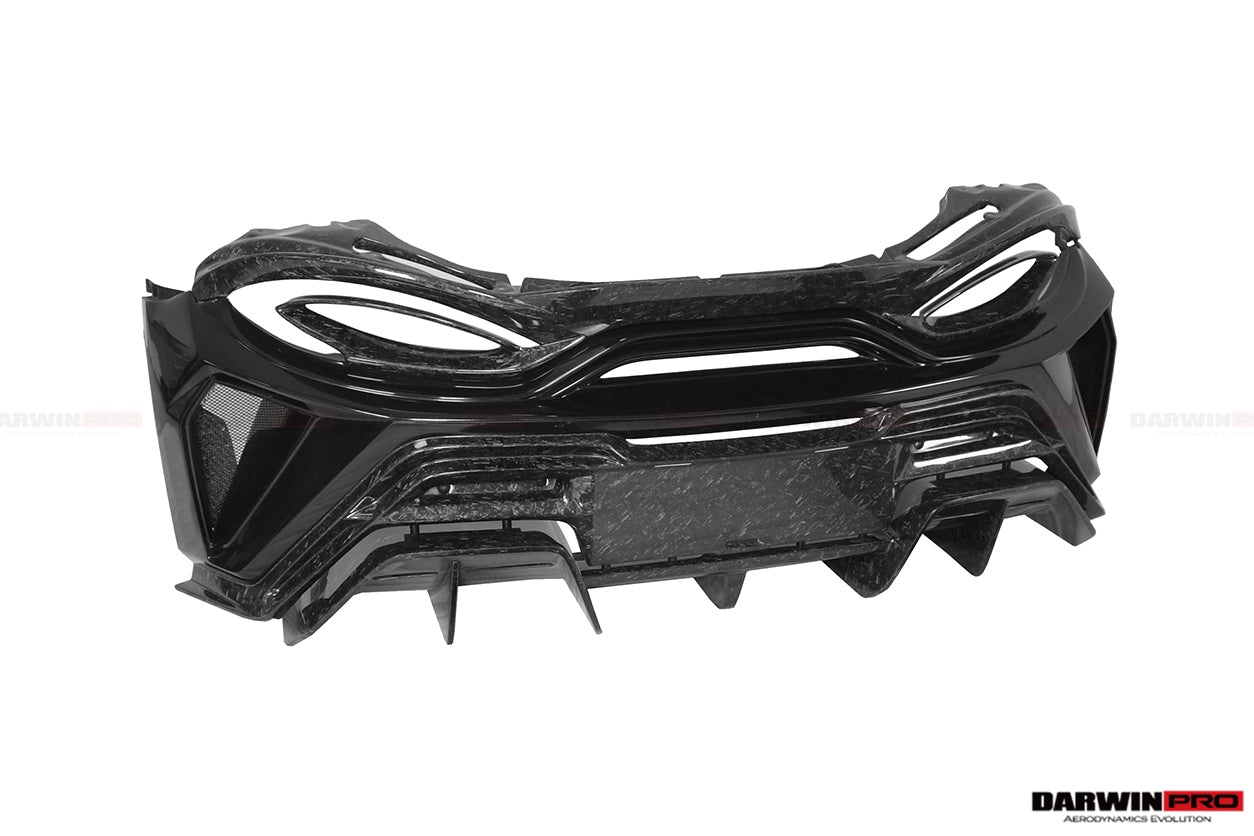 DarwinPRO 2018-2021 McLaren 600lt BKSS Style Partial Carbon Fiber Rear Bumper