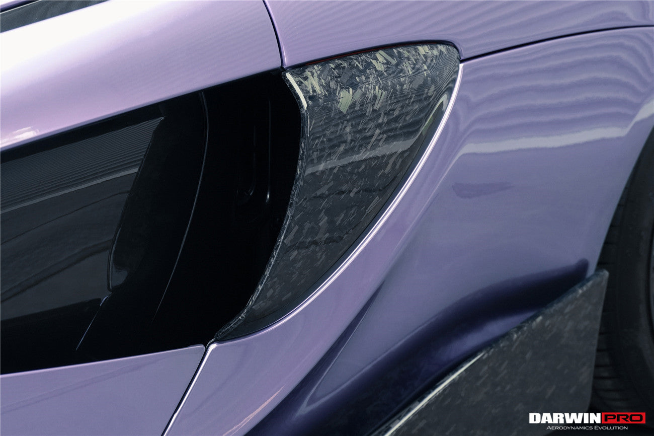 2018-2021 McLaren 600lt Carbon Fiber Quarter Panel Side Scoops - DarwinPRO Aerodynamics