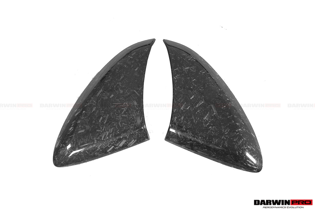2018-2021 McLaren 600lt Carbon Fiber Quarter Panel Side Scoops - DarwinPRO Aerodynamics