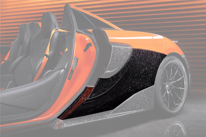 2018-2021 McLaren 600lt Cabon Fiber Quarter Panel Rear Side Skirts