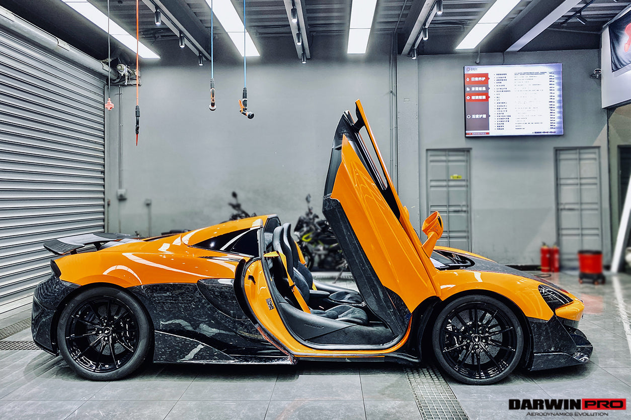 2018-2021 McLaren 600lt Cabon Fiber Quarter Panel Rear Side Skirts