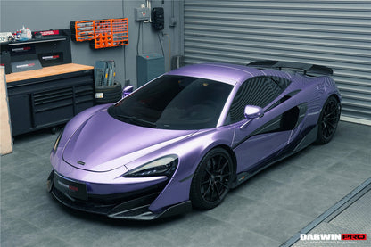 DarwinPRO 2018-2021 McLaren 600lt Carbon Fiber Front Bumper Lip - DarwinPRO Aerodynamics